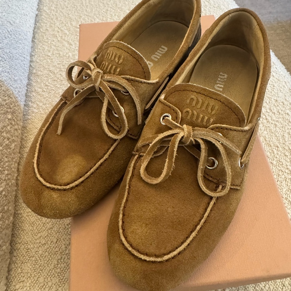 Miu Miu Boat Shoe Loafer